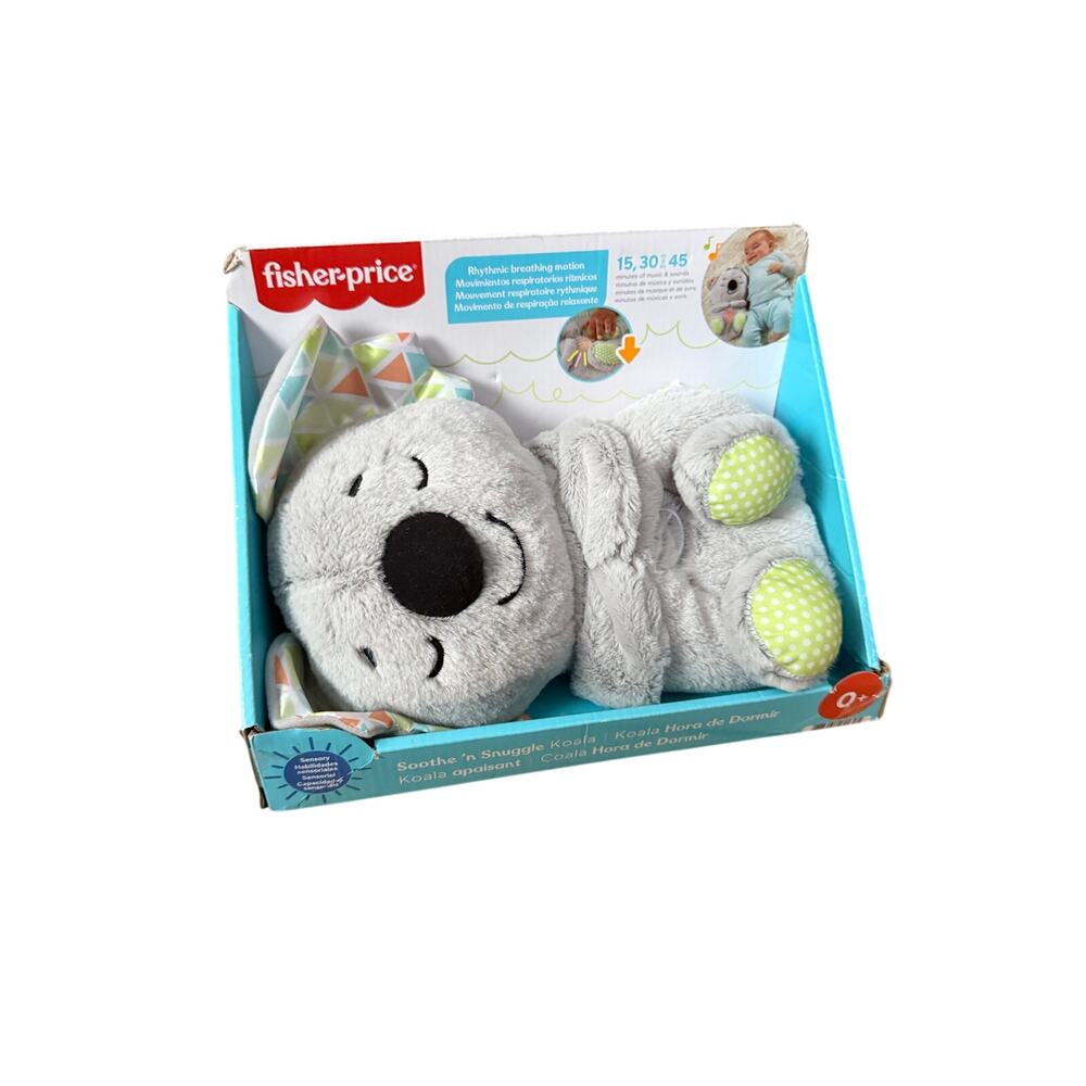 NEW Fisher-Price Soothe n’ Snuggle Koala baby sound machine with lights music